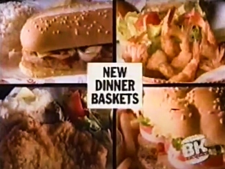 Burger King’s Dinner Baskets and Table Service in the ’90s